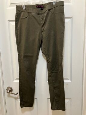No Boundaries olive green skinny pull on pants size XL 15-17
